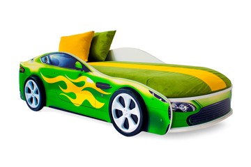 Кровать-машина в детскую Бондимобиль зеленый в Иваново