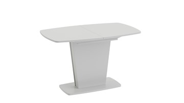 Кухонный раздвижной стол Честер тип 2, цвет Белый/Стекло белый глянец в Иваново