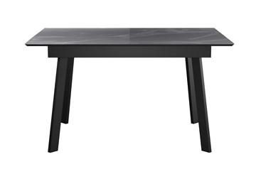 Керамический стол DikLine SKH125 Керамика Серый мрамор/подстолье черное/опоры черные (2 уп.) в Иваново