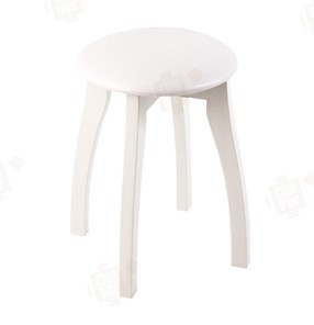 Кухонный стул Луго, аттика белый, каркас массив белый в Иваново