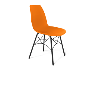 Кухонный стул SHT-ST29/S107 (оранжевый ral2003/черный муар) в Иваново
