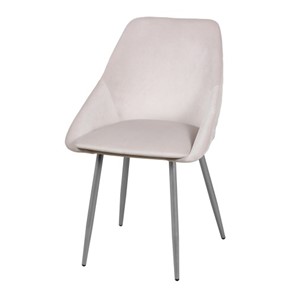 Мягкий дизайнерский стул Мартин СРП-063 эмаль бриллиант Веллюто бежевый в Иваново