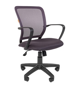 Офисное кресло CHAIRMAN 698 black TW, ткань, цвет серый в Иваново