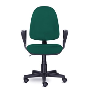 Офисное кресло Brabix Prestige Ergo MG-311 (регулируемая эргономичная спинка, ткань,черно-зеленое) 532421 в Иваново