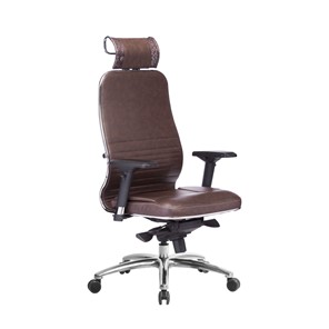Кресло офисное Метта Samurai KL-3.04, темно-коричневый в Иваново