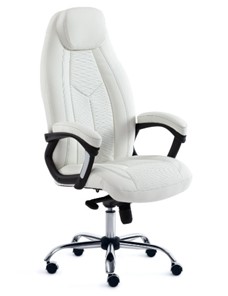 Компьютерное кресло BOSS Lux, кож/зам, белый, арт.15307 в Иваново