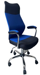 Кресло для компьютера C168 синий в Иваново