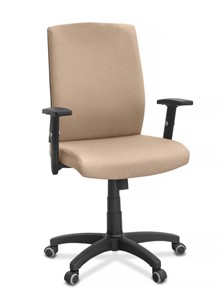 Офисное кресло для руководителя Alfa A/MK/1D, ткань Bahama / бежевая в Иваново