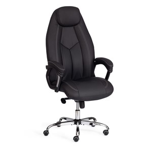 Кресло офисное BOSS Lux, кож/зам, черный, арт.21151 в Иваново