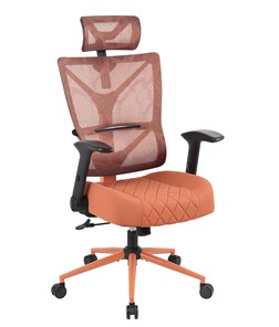 Кресло офисное CHAIRMAN CH566 сетчатый акрил оранжевый / полиэстер оранжевый в Иваново