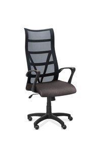 Офисное кресло для персонала Топ, сетка/ткань Bahama / черная/серая в Иваново