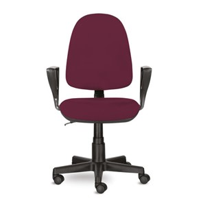 Офисное кресло Brabix Prestige Ergo MG-311 (регулируемая эргономичная спинка, ткань, бордовое) 532422 в Иваново