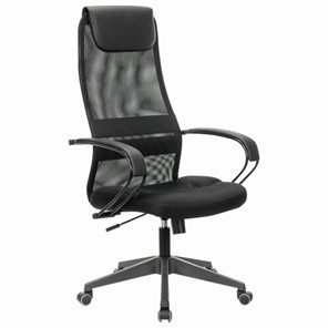 Кресло Brabix Premium Stalker EX-608 PL (ткань-сетка/кожзам, черное) 532090 в Иваново