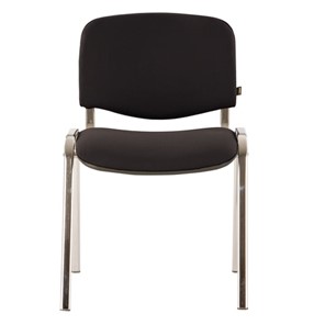 Офисный стул Brabix Iso CF-001 (хромированный каркас, ткань черная) 531419 в Иваново