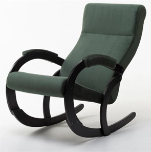 Кресло-качалка в гостиную Корсика, ткань Amigo Green 34-Т-AG в Иваново