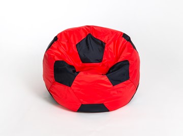 Кресло-мешок Мяч большой, красно-черный в Иваново