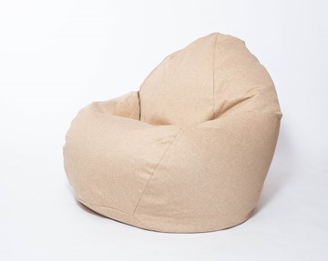 Кресло-мешок Макси, рогожка, 150х100, песочное в Иваново
