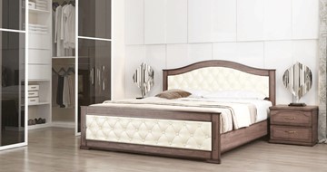 Кровать в спальню СВ-Стиль Стиль 3, 160х200, кожзам, с основанием в Иваново