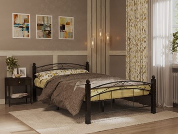 Двуспальная кровать Гарда 15, 160х200, черная в Иваново