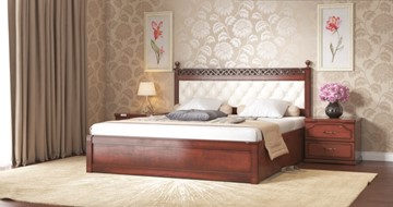 Кровать двуспальная СВ-Стиль Ричард 160*200 с основанием в Иваново
