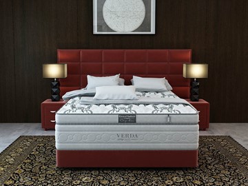 Спальная кровать Орматек Chocolate/Podium M 160х200, Микровелюр (Manhattan Гранатовый) в Иваново