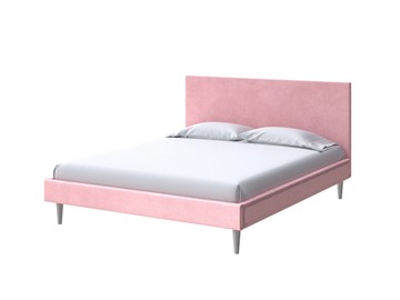 Кровать спальная Claro 160х200, Велюр (Casa Жемчужно-розовый) в Иваново