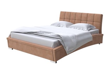 Кровать в спальню Орматек Corso-1L 140x200, Микровелюр (Manhattan Брауни) в Иваново