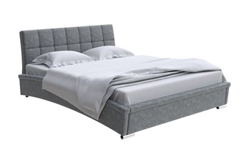 Спальная кровать Орматек Corso-1L 200x200, Велюр (Gratta 4 Серый космос) в Иваново