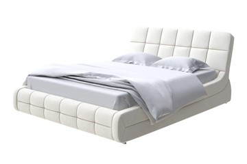 Спальная кровать Corso-6 200х200, Искусственная шерсть (Лама Лён) в Иваново
