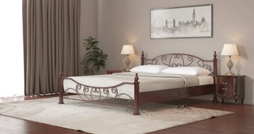 Кровать 2-спальная СВ-Стиль Барон 160*200 с основанием в Иваново