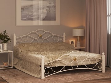 Двуспальная кровать Гарда 3, 160х200, белая в Иваново