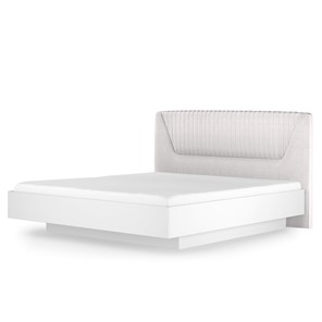Кровать с механизмом 1.5-спальная Марсель-11 (Белый, ткань Catania white) 1400 в Иваново