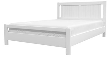 Кровать полутороспальная Ванесса из массива сосны (Белый Античный) 140х200 в Иваново