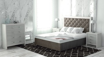 Кровать Сарма Манхэттен 180х200 (с основанием), с высотой спинки - 140 см в Иваново