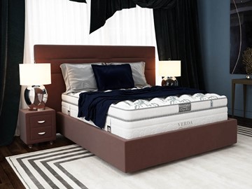Спальная кровать Modern/Island M 180х200, Флок (Велсофт Спелая слива) в Иваново
