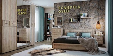 Модульная спальня SCANDICA OSLO №1 в Иваново