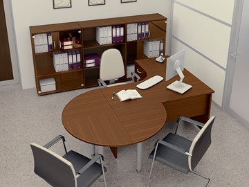 Комплект офисной мебели Комфорт №2 (французский орех) в Иваново