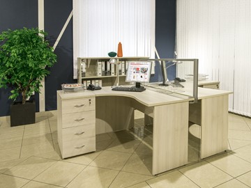 Офисный комплект мебели Комфорт (дуб шамони) №2 в Иваново