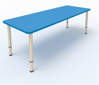 Детский стол 2-местный  (по одну сторону столешн.) СДО-2 (0-3) синий в Иваново