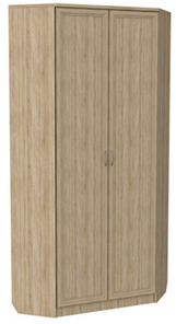 Шкаф 401 угловой со штангой, цвет Дуб Сонома в Иваново
