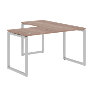 Письменный стол угловой левый XTEN-Q Дуб-сонома- серебро XQCT 1415 (L) (1400х1500х750) в Иваново