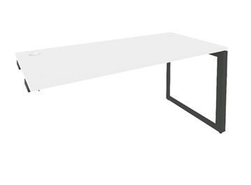 Приставной стол к тумбе O.MO-SPR-4.8 Антрацит/Белый бриллиант в Иваново