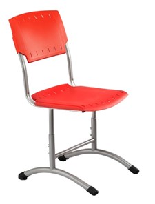 Детский стул регулируемый Отличник.3 3-5, Красный RAL 3002/Светло-серый в Иваново