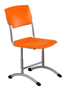 Детский стул регулируемый Отличник.3 3-5, Оранжевый RAL 2003/Светло-серый в Иваново