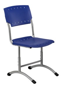 Детский стул регулируемый Отличник.3 3-5, Синий RAL 5002/Светло-серый в Иваново