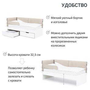 Мягкая кровать Denvas, холодный бежевый в Иваново - предосмотр 12