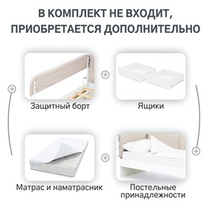 Мягкая кровать Denvas, холодный бежевый в Иваново - предосмотр 16