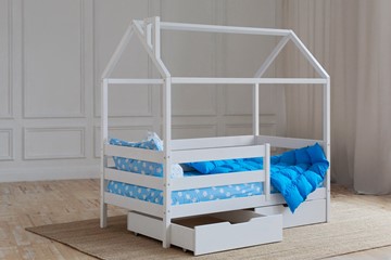 Детская кровать Домик с ящиками, цвет белый в Иваново - предосмотр 2