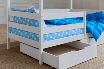 Детская кровать Домик с ящиками, цвет белый в Иваново - предосмотр 3