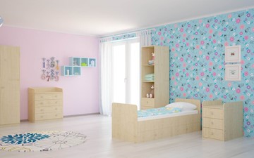 Детская кровать с комодом POLINI Kids Simple 1100 Натуральный в Иваново - предосмотр 4